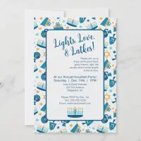 Happy Hanukkah Party Invitation