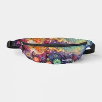 Beautiful Whimsical Colorful Back to School  Fanny Pack