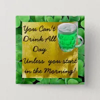 St Patrick's Day Humor Button