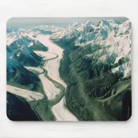 Alaska Mountain Range-Aerial View Mouse Pad