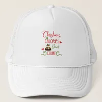 Fun Typography Christmas Trucker Hat