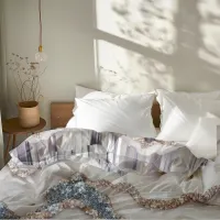 *~* Silver Glitter Glam AP66 Duvet Cover