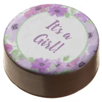 It's a Girl! Watercolor Floral Baby Shower Chocolate Covered Oreo