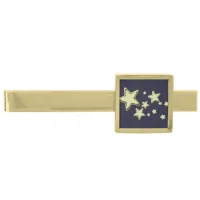 Golden Starburst Gold Finish Tie Bar