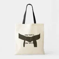 Martial Arts Brown Belt Tote Bag