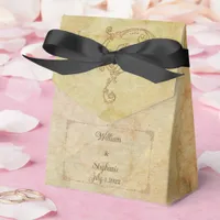 Vintage Victorian Romantic Fairytale Wedding  Favor Boxes