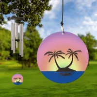 Wind Chime - Palm Island at Sunset Wind Chime