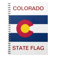 Colorado State Flag Notebook