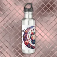 Mystical Boho Magic Maroon | Stainless Steel Water Bottle