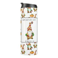 Gnome-Body Loves Coffee Like I do   Thermal Tumbler