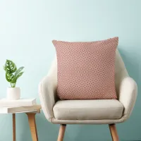 Rose Gold Shimmer Weave ID125 Throw Pillow