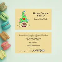 Gnome Hometown Bakery Pastry Cakes Sweet Treats Business Card