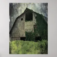 Kalona Barn and Ivy Poster