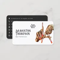 LA Sign Nail Salon Branding Business Card