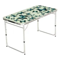 Aqua Elegant Whimsical  Butterflies Customize Beer Pong Table