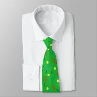 Tennis Pattern Neck Tie