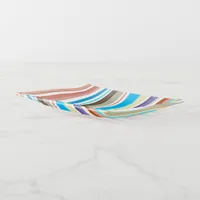 Trendy Modern Mid-Century Stripes Trinket Tray