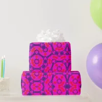 Funky Purple Pattern Wrapping Paper