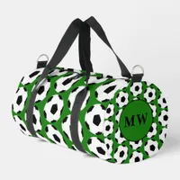 Soccer Football Balls Patterned Duffle Bag