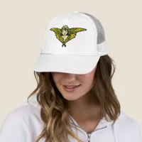 Divine Cherub in Gold Trucker Hat