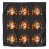 I'm The Cute Turkey Thanksgiving Fall  Bandana