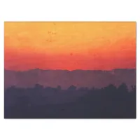 Five Shades of Sunset Painting Tissue Paper
