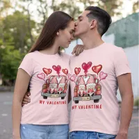 Sweet Gnome Couple in Truck My Valentine Unisex T-Shirt