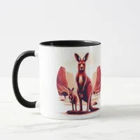 Hop into Your Morning Brew with Our Kangaroo Mug! Mug