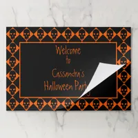 Personalized Halloween Skulls  Paper Pad