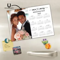 2025 Mr Mrs Newlywed Just Married Photo Calendar