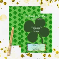 Budget St Patrick's Day Party 4 Leaf Clover Paper