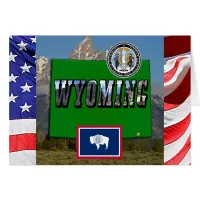 Wyoming Picture, Map, Flag and State Seal