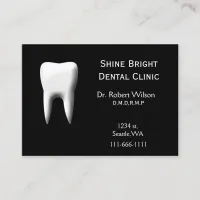 Dental businesscards with appointment card