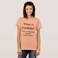 What is Covfefe Trump Twitter Typo Spicer Response T-Shirt