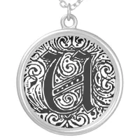 Monarchia "U" Silver Plated Necklace