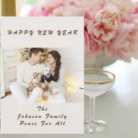 Happy Couple New Year's Confetti Celebrate Card