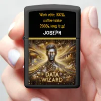 Data Scientist Unveiling Digital Insights Zippo Lighter