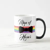 Man of Honor Burgundy  Bow Tie Coffee Mug