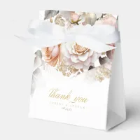 Floral Drama Wedding White ID1022 Favor Boxes