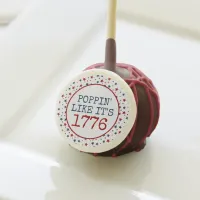 4th of July Stars 1776 Patriotic Pattern Cake Pops