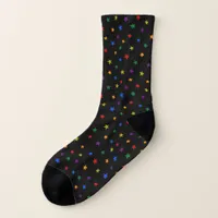 Rainbow Stars Socks