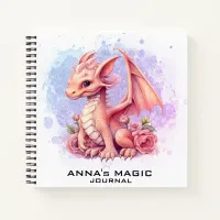 *~* Whimsical Law Attraction Baby Dragon AP85 Notebook