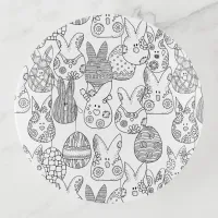 Cute Bunnies and Eggs Trinket Tray