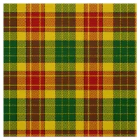 Grant Tartan Red Green and Yellow Plaid Fabric