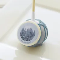 Magical winter forest - christmas party  cake pops