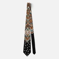 Personalized Tribal Geometric -Father's Day Gift Neck Tie