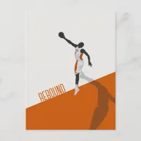 Basketball Rebound Postcard