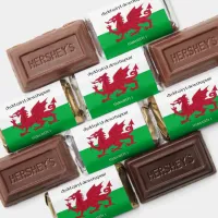 Happy St. David's Day Red Dragon Welsh Flag Hershey's Miniatures