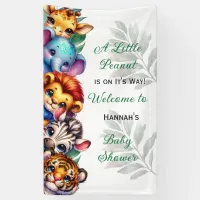 A Little Peanut is on It's Way | Baby Shower Banner