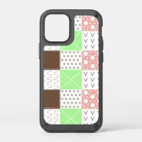 Boho Brown, Burgundy, Green and Mauve Whimsical  Speck iPhone 12 Mini Case